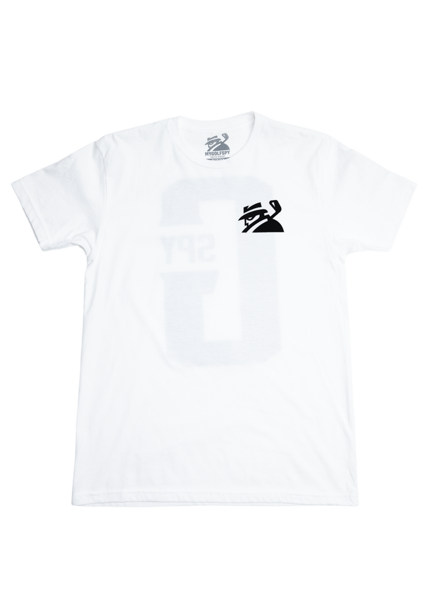 2022 G-Spy Tee - White/Black – MyGolfSpy